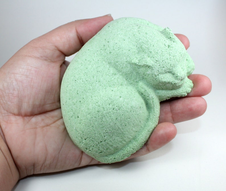 Large Cat Bath Bomb Bath Fizzy Bath Fizzie Feline Cat - Etsy