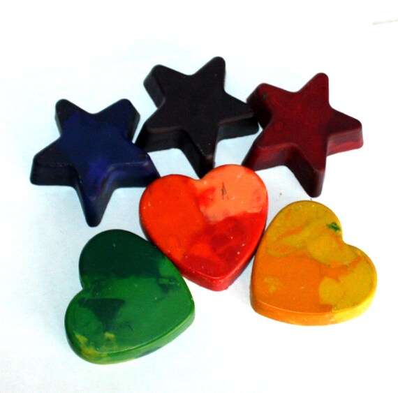 Download SCENTED Recycled Crayons set of 6 large coloring crayons | Etsy