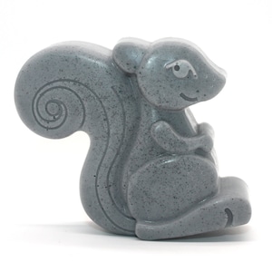 Squirrel Soap - forrest, woodland, woods, animal soap, squirrelly, urban wildlife, party favor, animal party theme, stocking stuffer