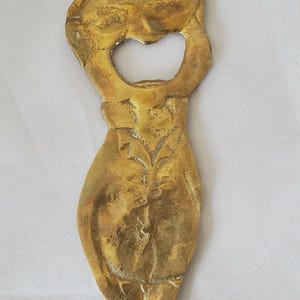 Vintage Brass Bottle Opener, Red Skelton Freddie the Freeloader, Clown,