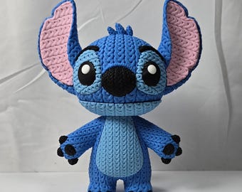 3D Printed Stitch Crochet Style