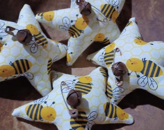Farm Country Whimiscal Bee Stars Set Of 4