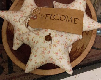 6X6 Folkart Civil War Reproduction Set Of 3 Stars