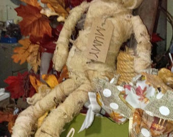 Primitive Folkart Halloween Mummy Doll OOAK