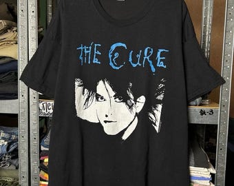 Maglietta vintage 2023 The Cure Robert Smith Rock Band taglia XXL