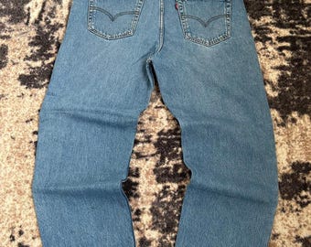 Vintage 90er Jahre Levis 504 Denim Jeans Größe W38 L30