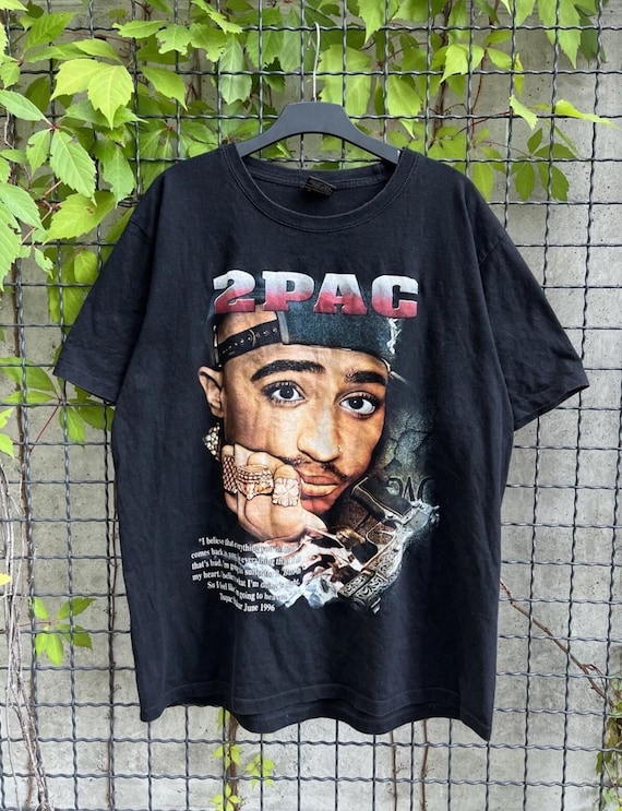 2PAC 90s正規ライセンス ステッカー デッドストック USAロス購入 Vintage 1971-1996 2pac Memorial Rap Tshirt - Etsy