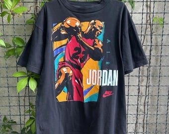 Vintage 90s Nike Air Michael Jordan Streetwear T-shirt Size XL