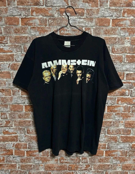 Vintage 90s Rammstein Rock Band T-shirt Size XL - Etsy