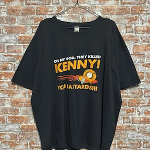 Maglietta vintage anni 2000 del cartone animato South Park di Kenny, taglia 3XL