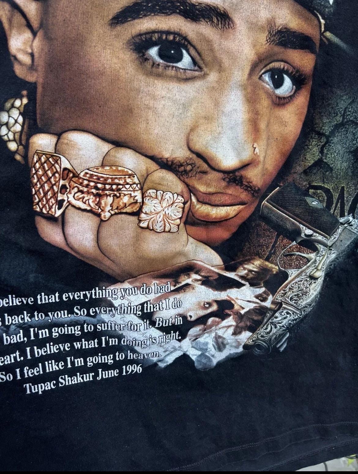 Vintage 1971-1996 2pac Memorial Rap Tshirt - Etsy