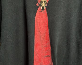 Vintage 1995 Devil Dog by William Wegman Art T-shirt Size XL - Etsy