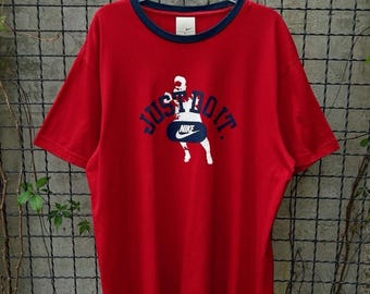 Vintage 2000s Nike Just Do It Streetwear Graphic T-shirt Size XL