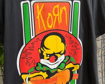 Vintage 90s Korn Rock Band T-shirt - Etsy