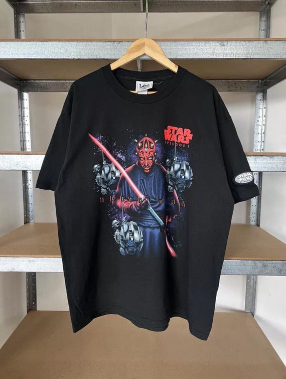 Vintage 90s Star Wars Darth Maul Episode 1 Movie Tshirt - Etsy