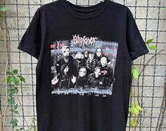 Vintage 2000s Slipknot Rock Band T-shirt Size M