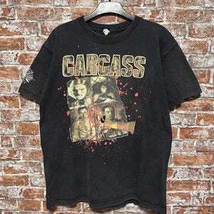 Vintage 00s Carcass Rock Band Tshirt