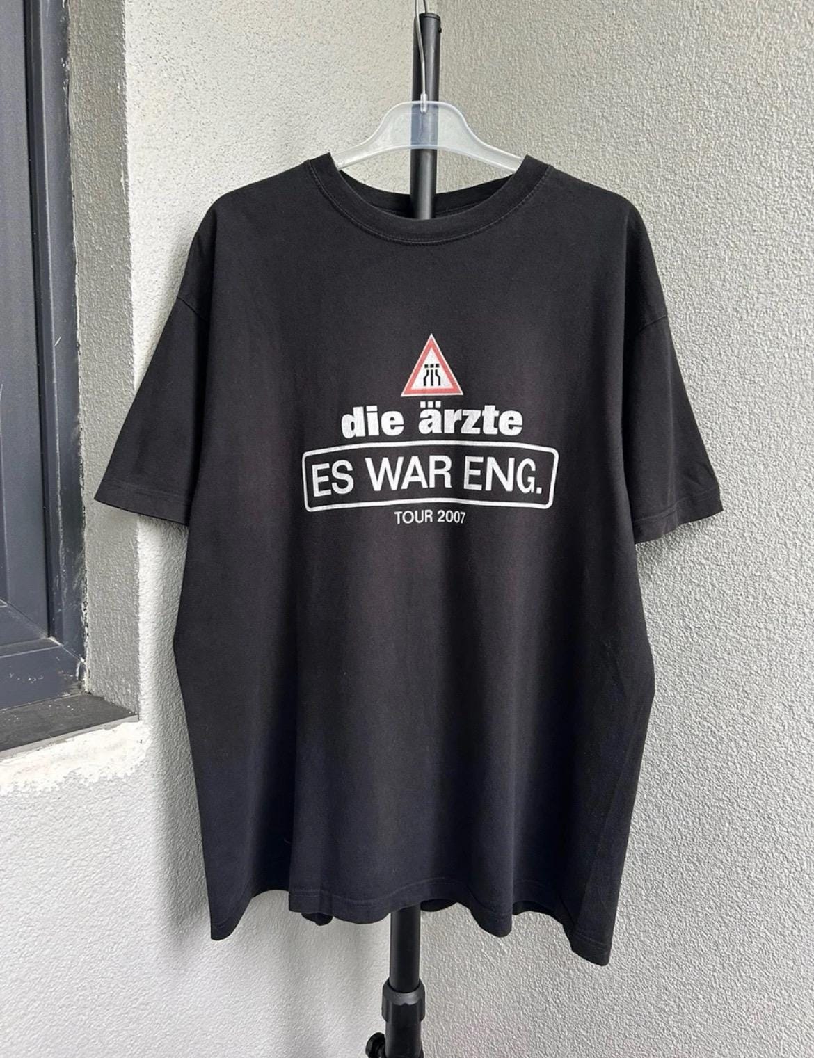 T-shirt Vintage Die Ärzte Unrockstar 2004 – Coton Noir, Tailles S à 5XL – Neuf Avec étiquettes, Made In USA