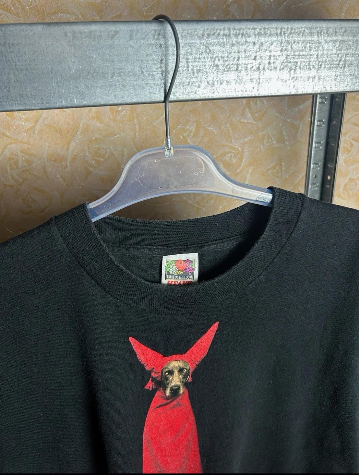 William Wegman 1995 ヴィンテージ Tシャツ Vintage 1995 Devil Dog by William Wegman Art T-shirt Size XL - Etsy