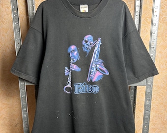 Vintage 90s Rico Music T-shirt Size XL