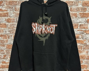 Vintage 2001 Slipknot Rock Band Hoodie Size XL