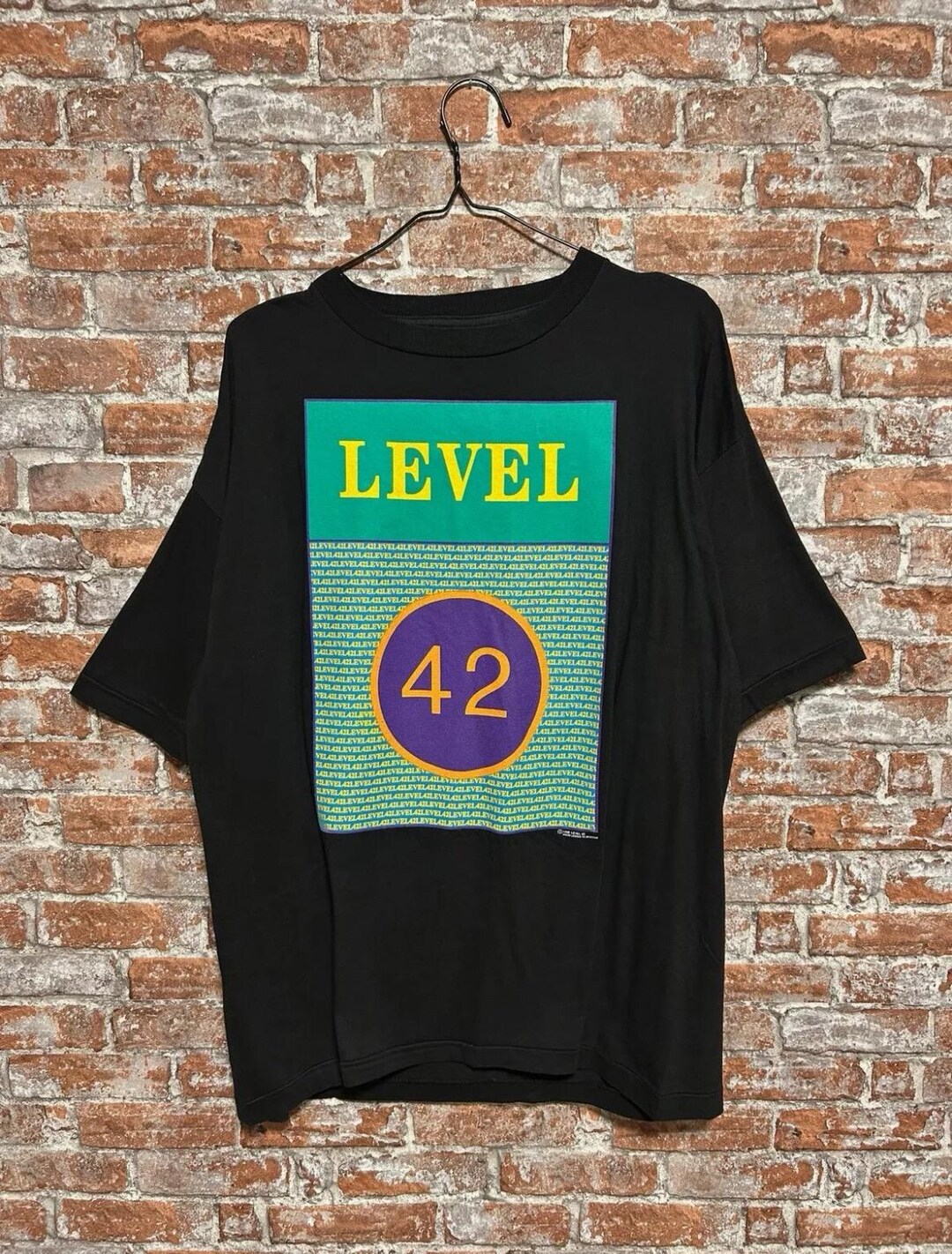 Vintage 1990 Level 42 Rock Band T-shirt Size XL - Etsy
