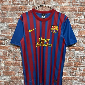 Vintage Barcelona Nike 2011 2012 Home Football Jersey Soccer Joshua #8 Size S