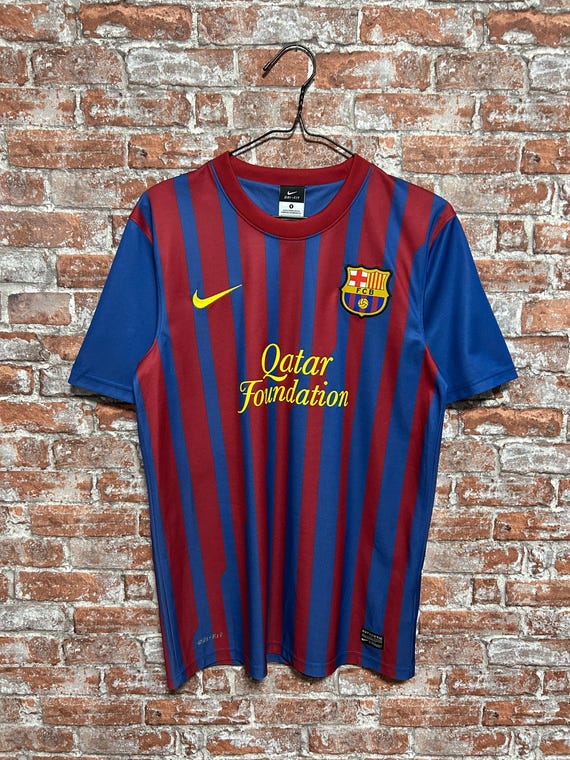 Vintage Barcelona Nike 2011 2012 Home Football Jersey Soccer