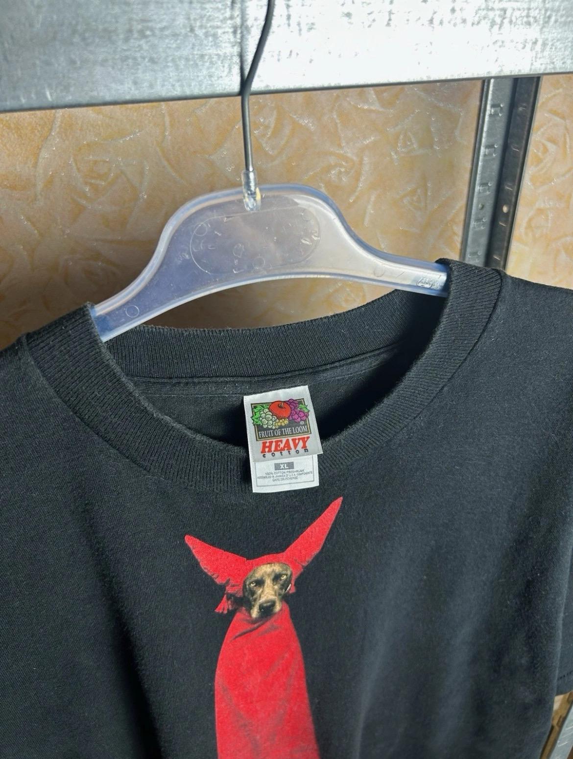 Vintage 1995 Devil Dog by William Wegman Art T-shirt Size XL - Etsy