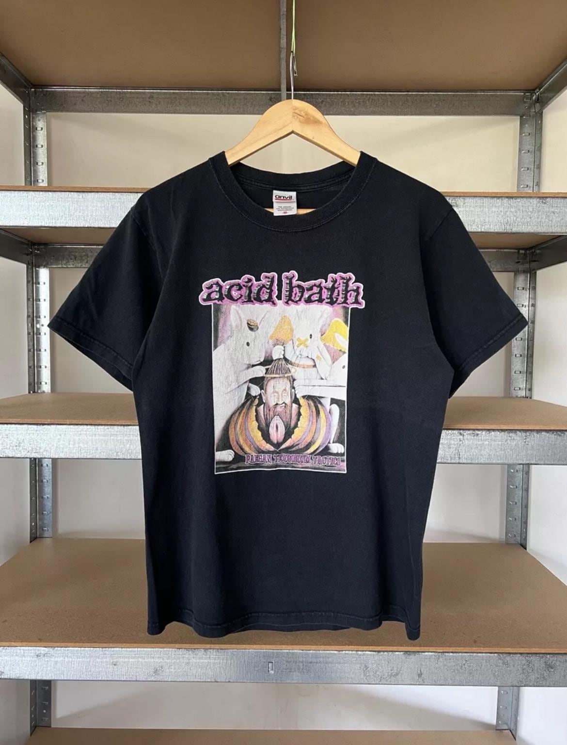 トップス 00s acid bath t-shirt Vintage 2000s Acid Bath Rock Band Incredibly Rare T-shirt