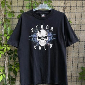 Vintage 2002 Stone Cold WWE Wrestling T-shirt Size L