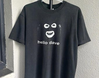 Camiseta vintage de los años 90 de la serie BBC "Hello Dave The League of Gentlemen", talla M