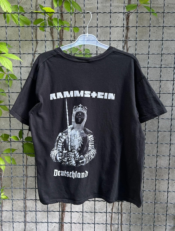 Vintage 2000s Rammstein Deutschland Rock Band T-shirt Size L - Etsy