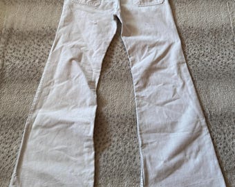 Vintage jaren 70 Levis Big E Bell Bottom uitlopende bootcut jeans, maat W30-32