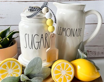 Lemon Scoop Canister Topper