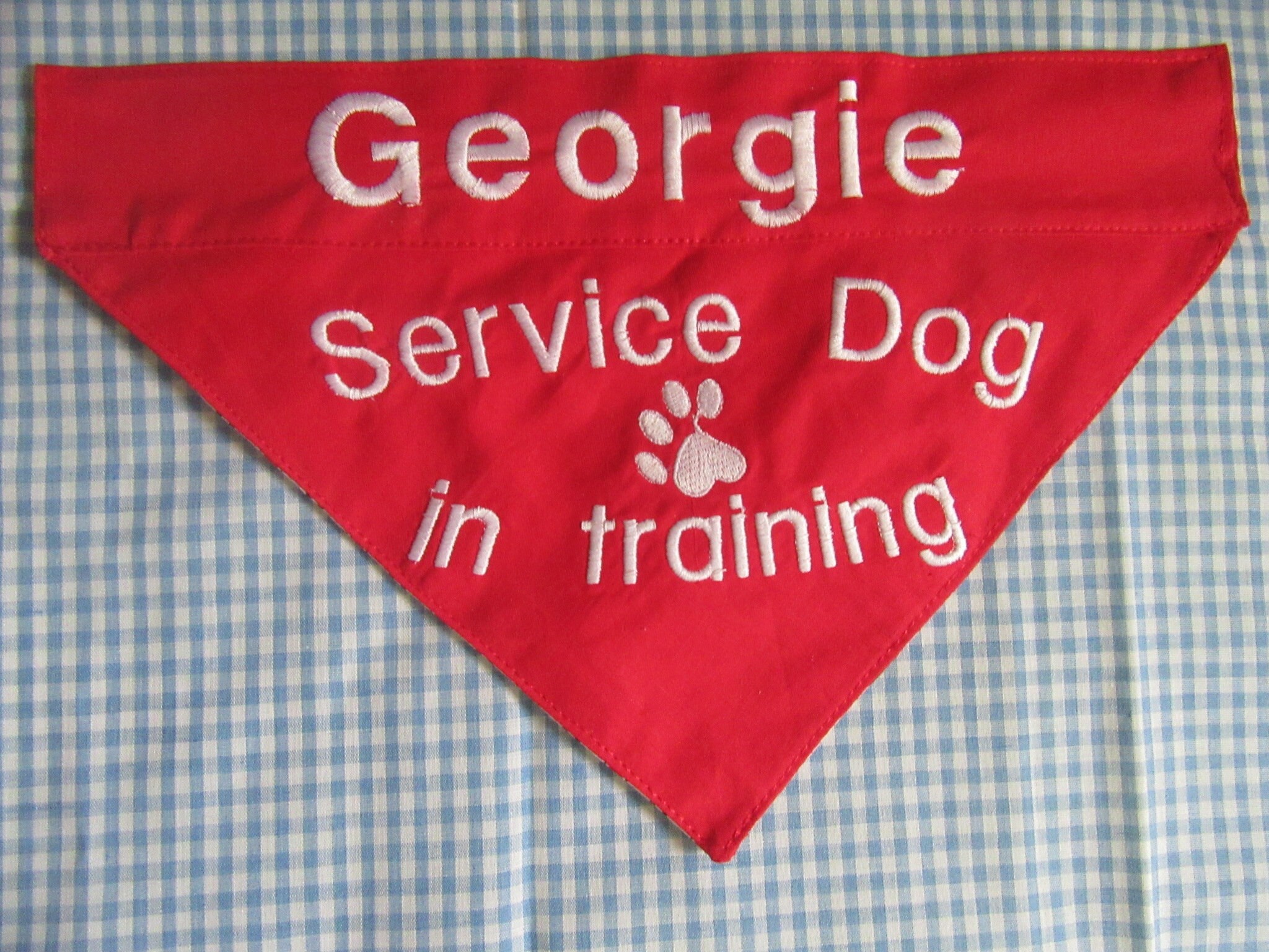 Therapy dog in training bandana Outlet