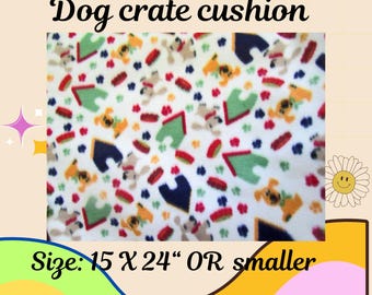Dog bed pillow; waterproof bottom, Orthopedic, fleece top, Size, 15" x 24" OR SMALLER
