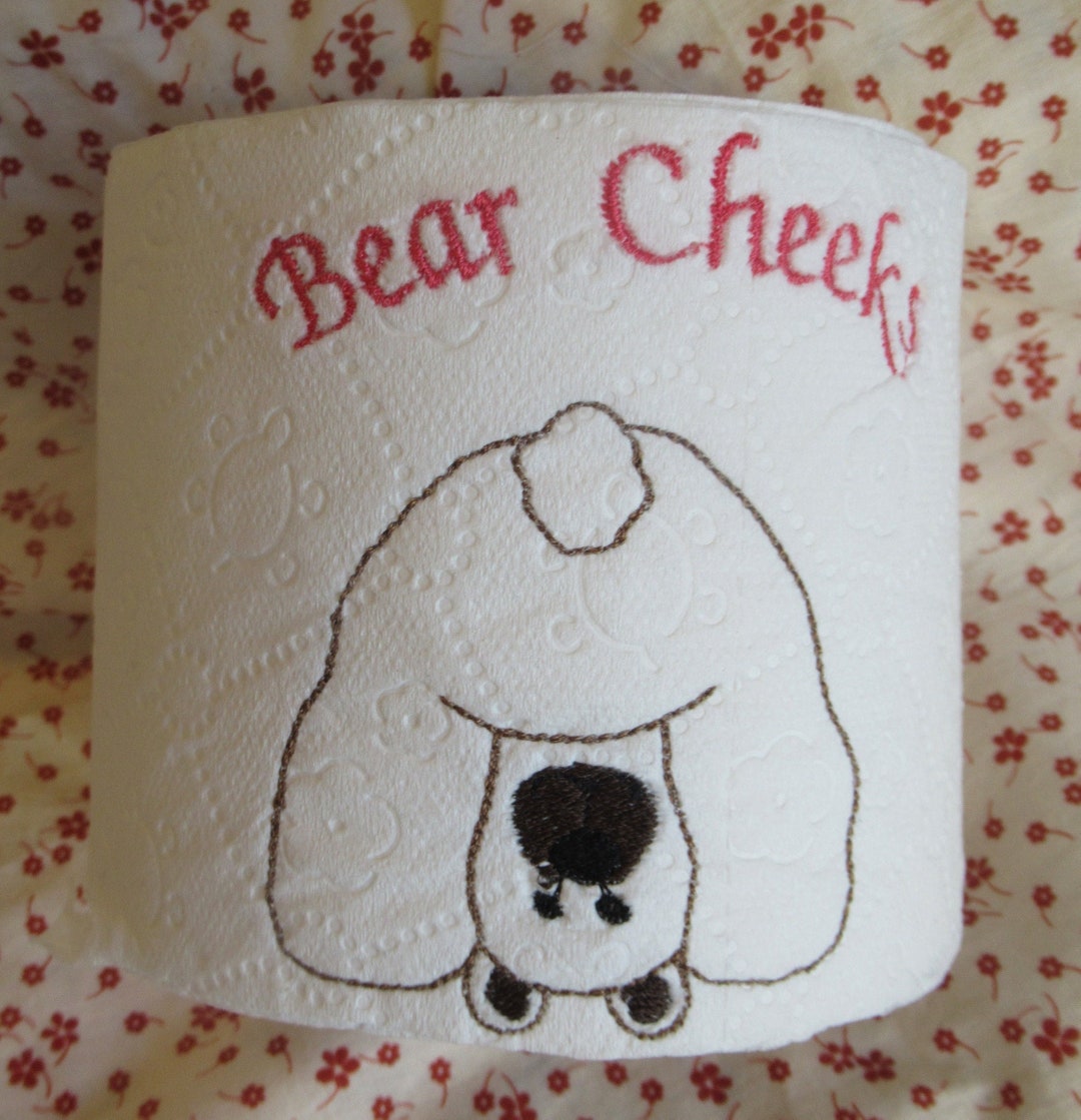 Toilet Paper Roll Holiday Toilet Paper BEAR CHEEKS Novelty Etsy