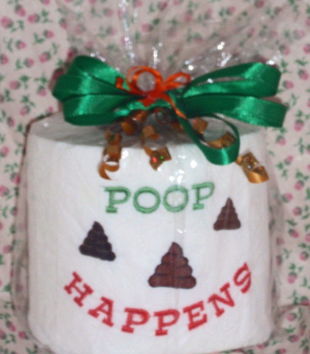 FUNNY Toilet Paper, Funny Gift, POOP HAPPENS, Bathroom Gag Gift
