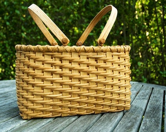 Lunch Basket Traditional Shaker Nina Webb Basket Oak Swing Handels