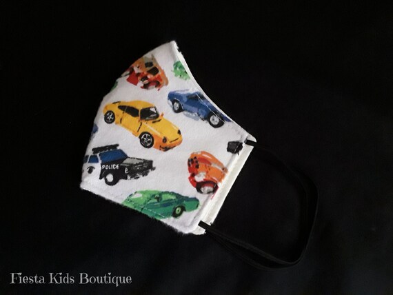 Classic cars face mask kids washable 2 layer adjustable Il_570xn