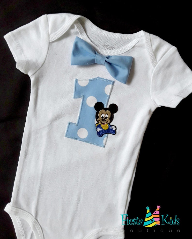 mickey mouse 1st birthday outfit blue