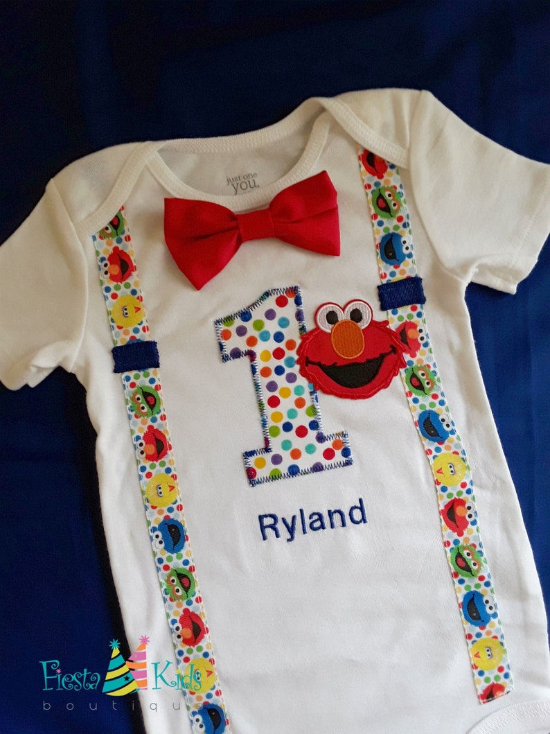 boy elmo birthday outfit
