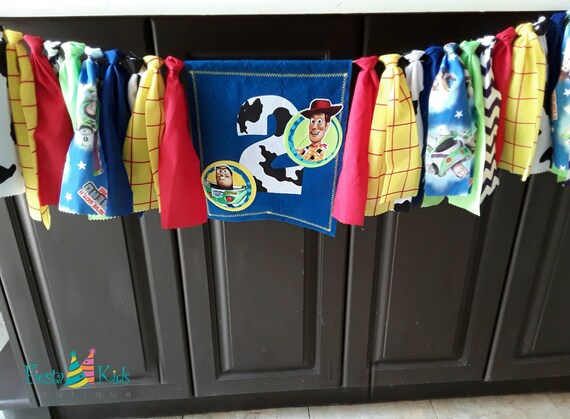 Toy Story Woody Buzz Birthday Banner Boy By Fiesta Kids Boutique