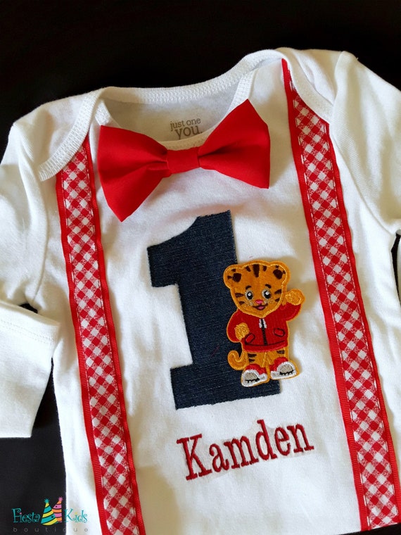 DaNieL TiGeR, boy 1st birthday, 2nd birthday outfit, first birthday shirt Il_570xn