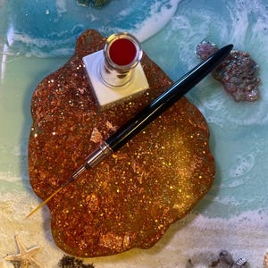 Nail art palette.