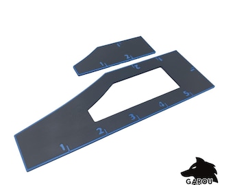 3D Printed Wargaming Ruler: 28-32mm Miniatures, Tabletop Scenery