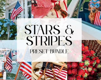 Stars and Stripes Preset Paket | Rot, Weiß und Blau Lightroom Presets