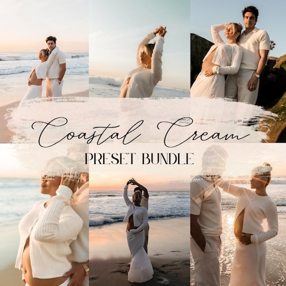 Coastal Cream Lightroom Presets for Mobile and Desktop Beachy