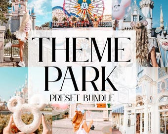 Theme Park Lightroom Presets: Bright, Airy Filters (Mobile & Desktop)